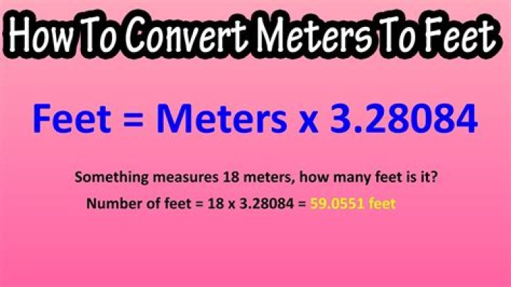 390 Meters To Feet Converter