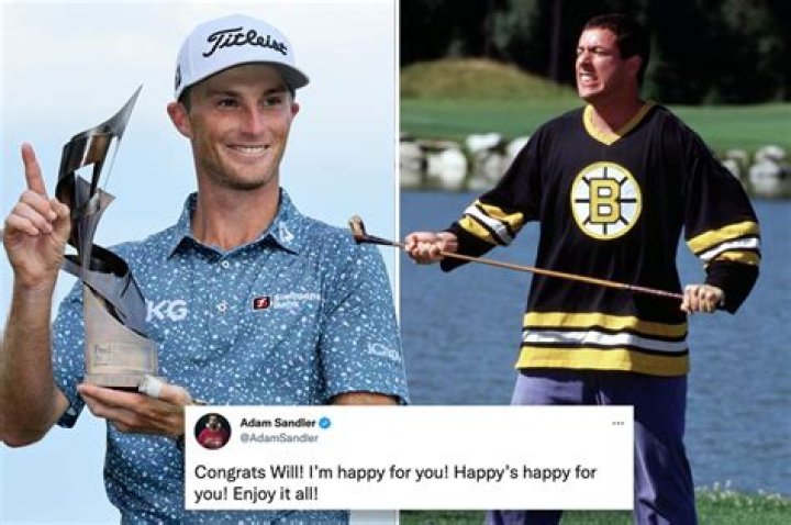 Adam Sandler cheers Happy Gilmore caddy lookalike Will Zalatoris after first win ·