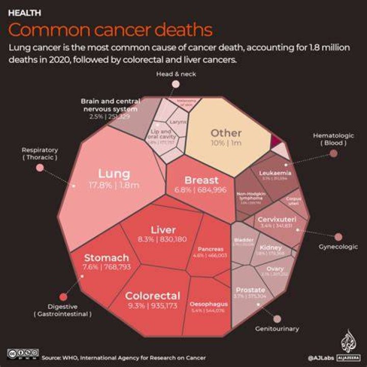 Cancer Linked To Cause Of Death ·