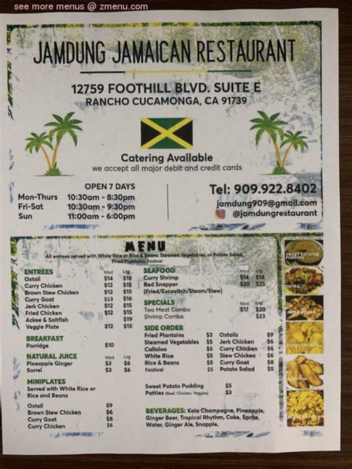 Discover Culinary Delights And Cultural Riches At Jamdung Jamaican Restaurant