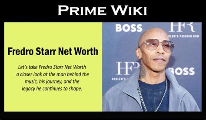 Fredro Starr Net Worth 2024 |
