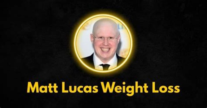Matt Lucas Weight Loss Journey
