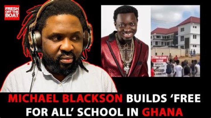 Michael Blackson Opens Free School In His Village In Ghana 'Today Is The Greatest Day Of My Life ·
