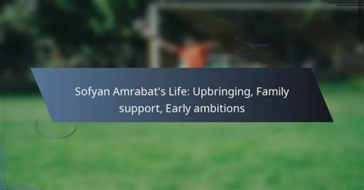 Sofyan Amrabat's Journey, Family, And Achievements