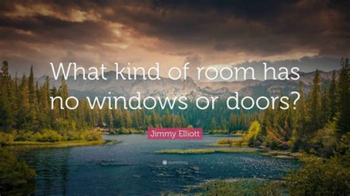 What kind of room has no doors or windows? [Riddle Answers] |