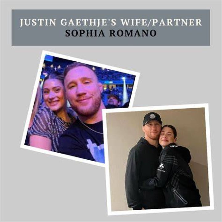 Who Is Sophia Romano? Justin Gaethje Girlfriend, Age, Nationality And All You Need To Learn
